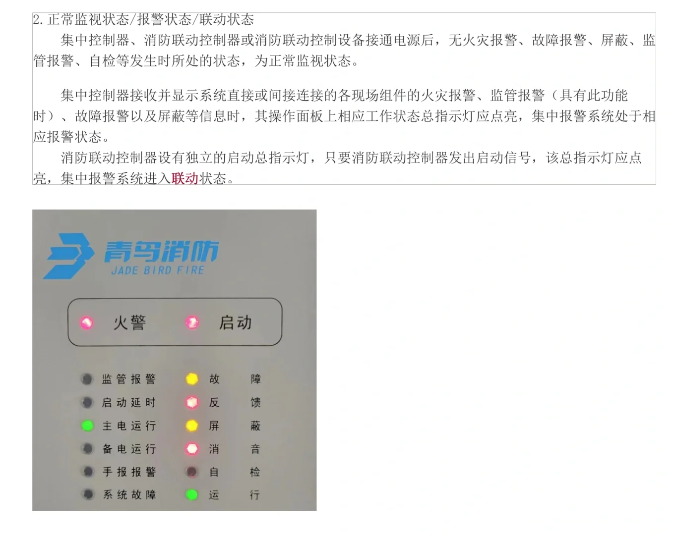 消控证知识点：集中报警系统的工作状