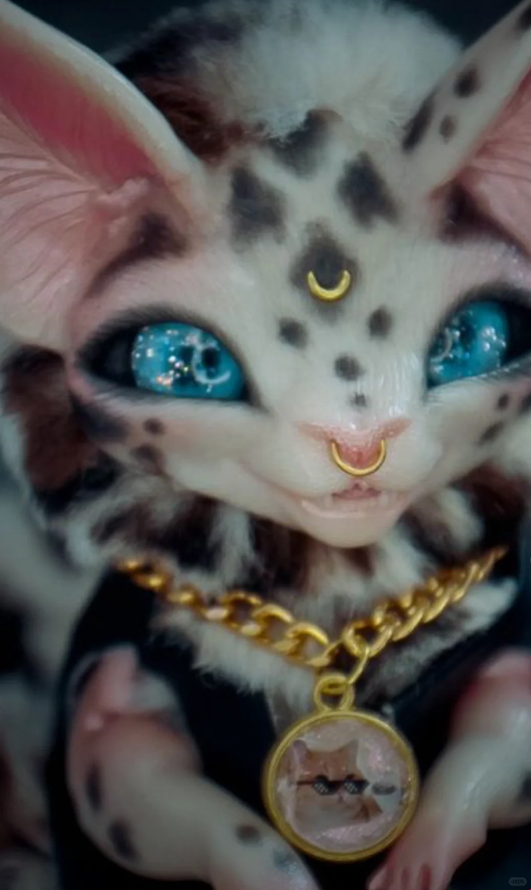 石塑黏土灵猫创意手工雕刻兽偶?-黏土艺术