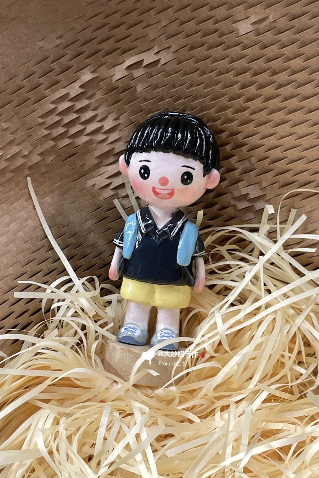 用石塑粘土做了一个小宝贝