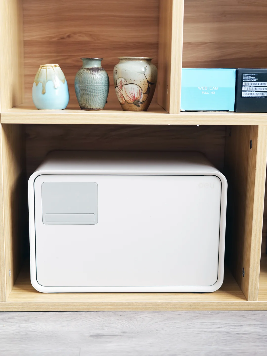 这个会“自动开门”的得力小宝箱，安全感爆棚！