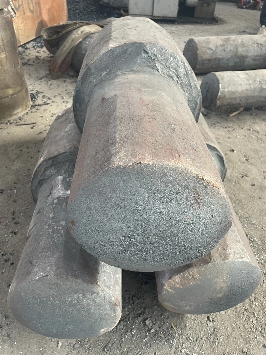 锻造主轴毛坯 38CrMoAl 钢 + 粗车 数控龙门