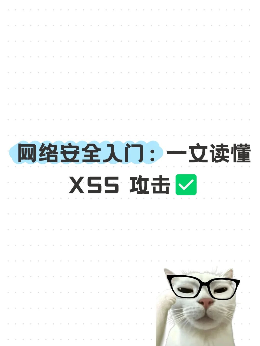 网络安全入门：一文读懂xss攻击