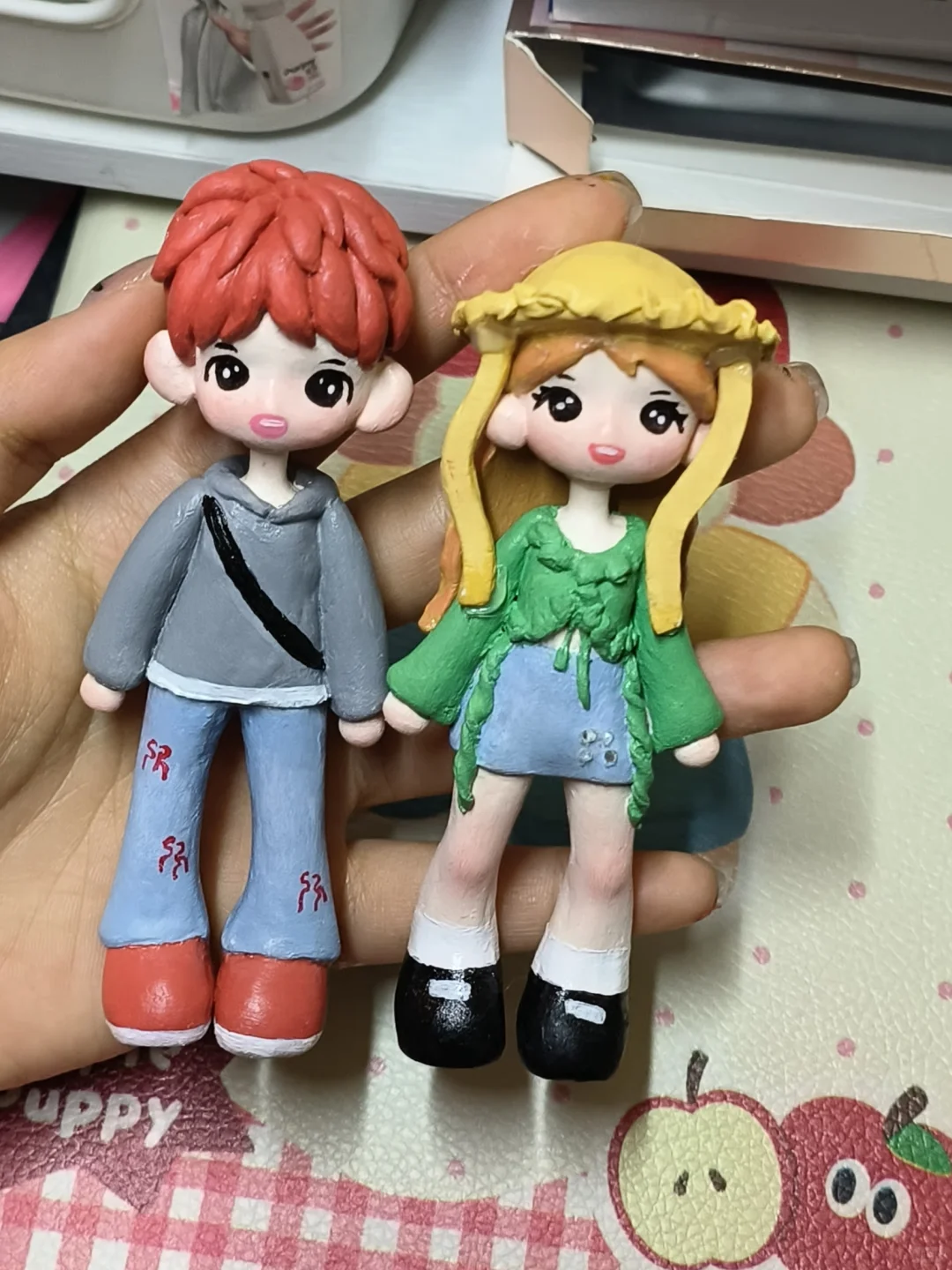 捏到了特别可爱的情侣