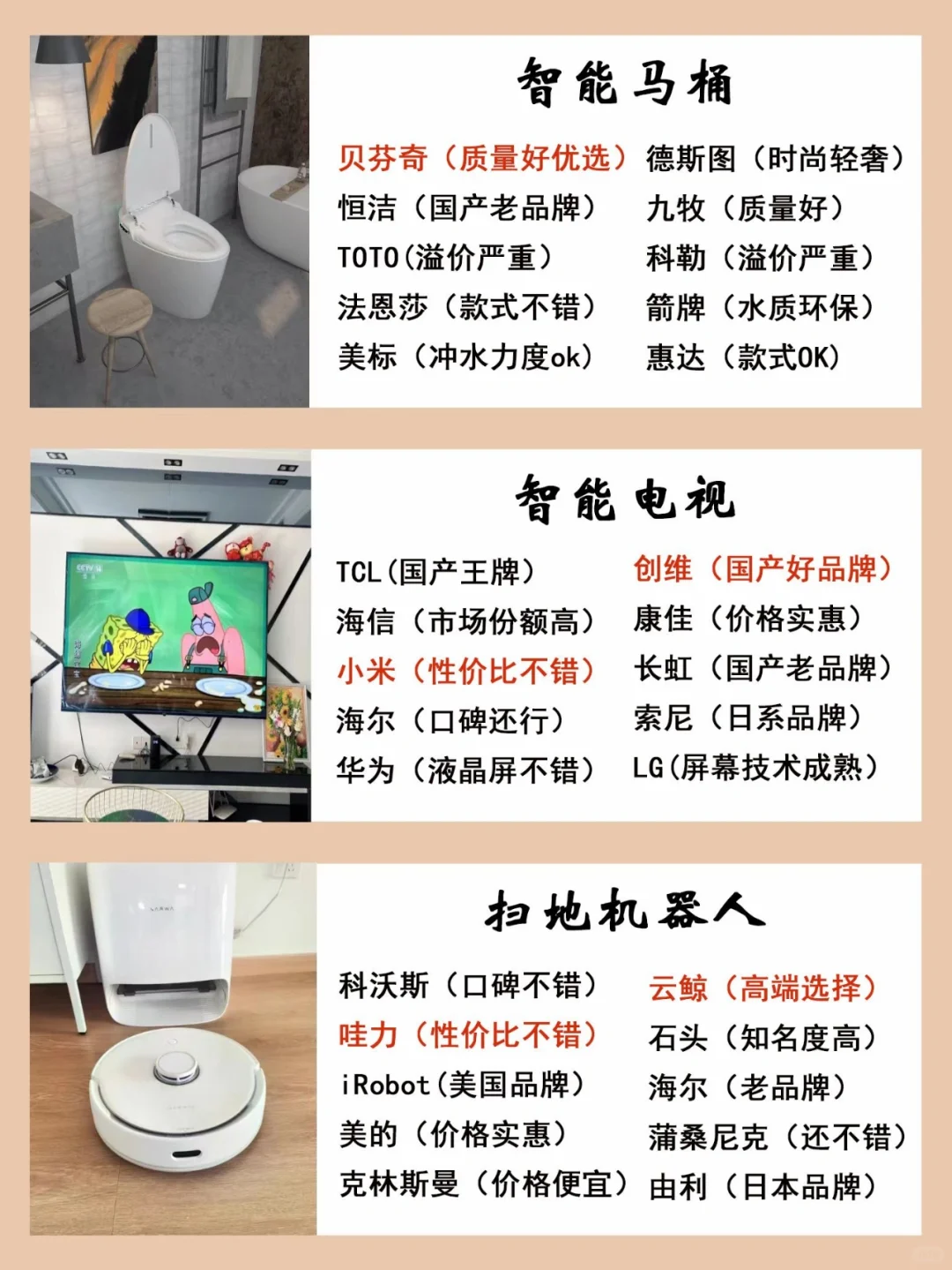 15款热门黑科技智能家电品牌攻略分析✅✅