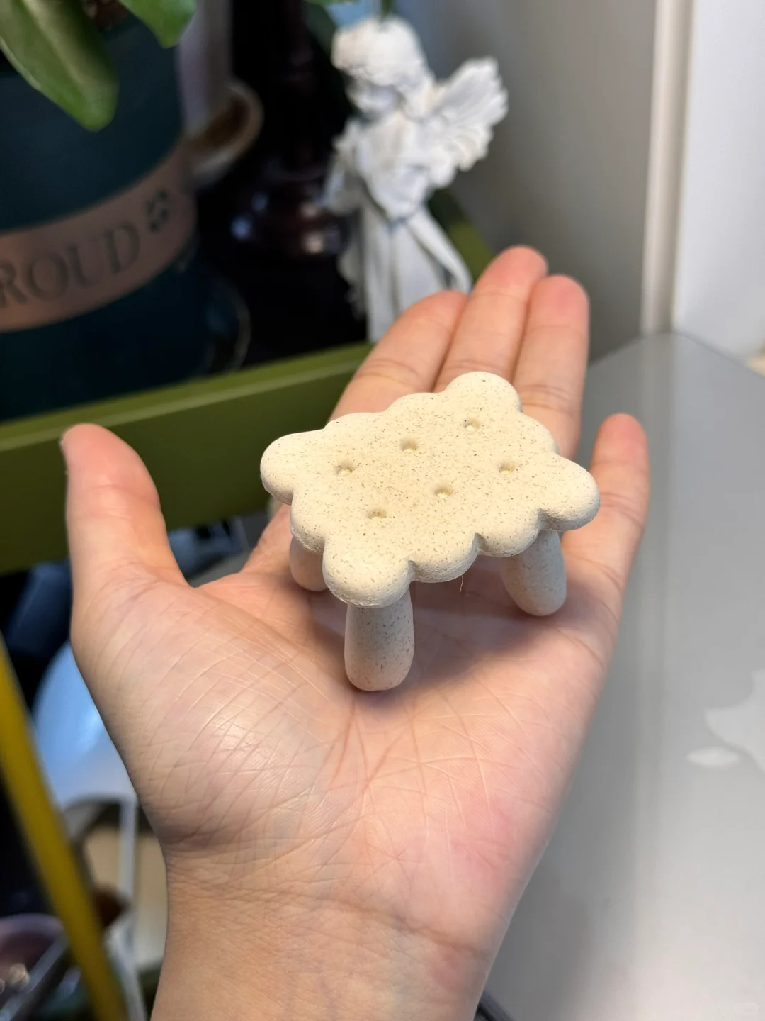 ✨一块圆润的小饼干凳?！超简单有手就会～