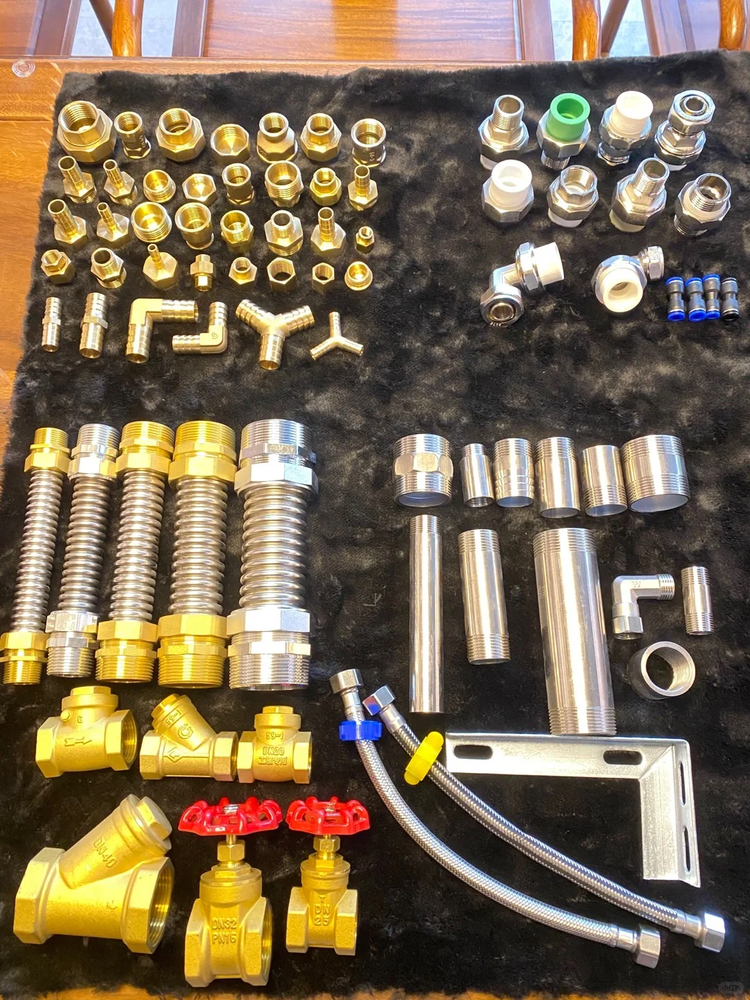 五金水暖消防管件标准件金属制品加工货盘