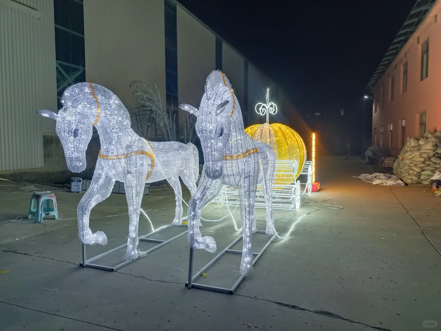 led铁艺造型灯马灯组、2026年马年题材铁艺造