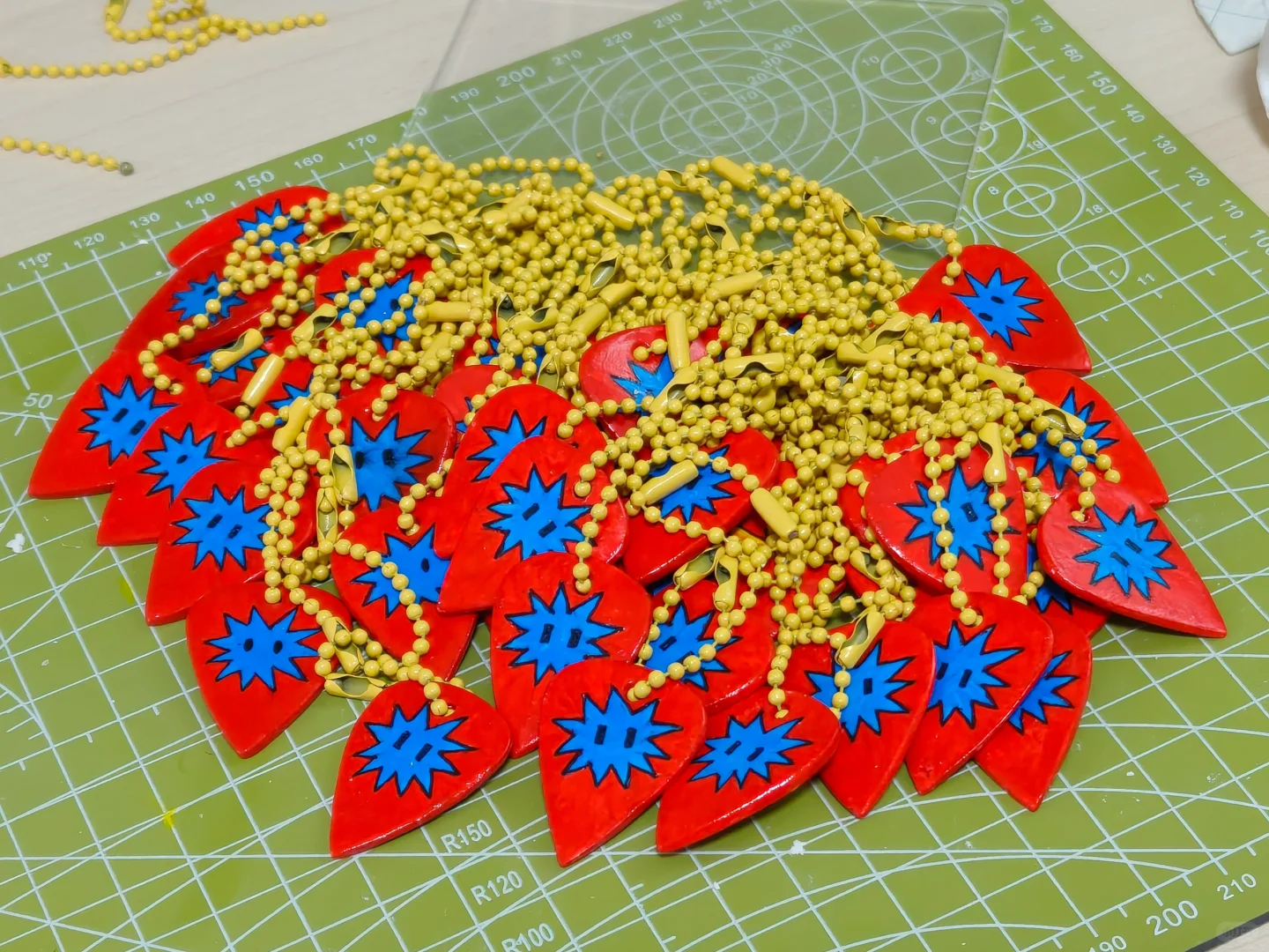 六毛拨片完成！