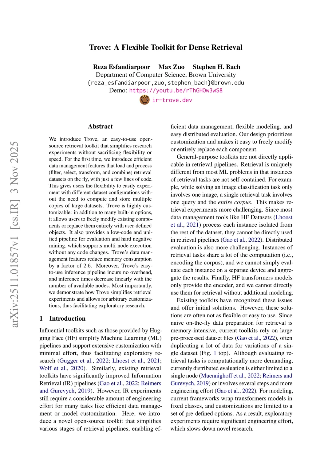 Trove内存降低2.6倍