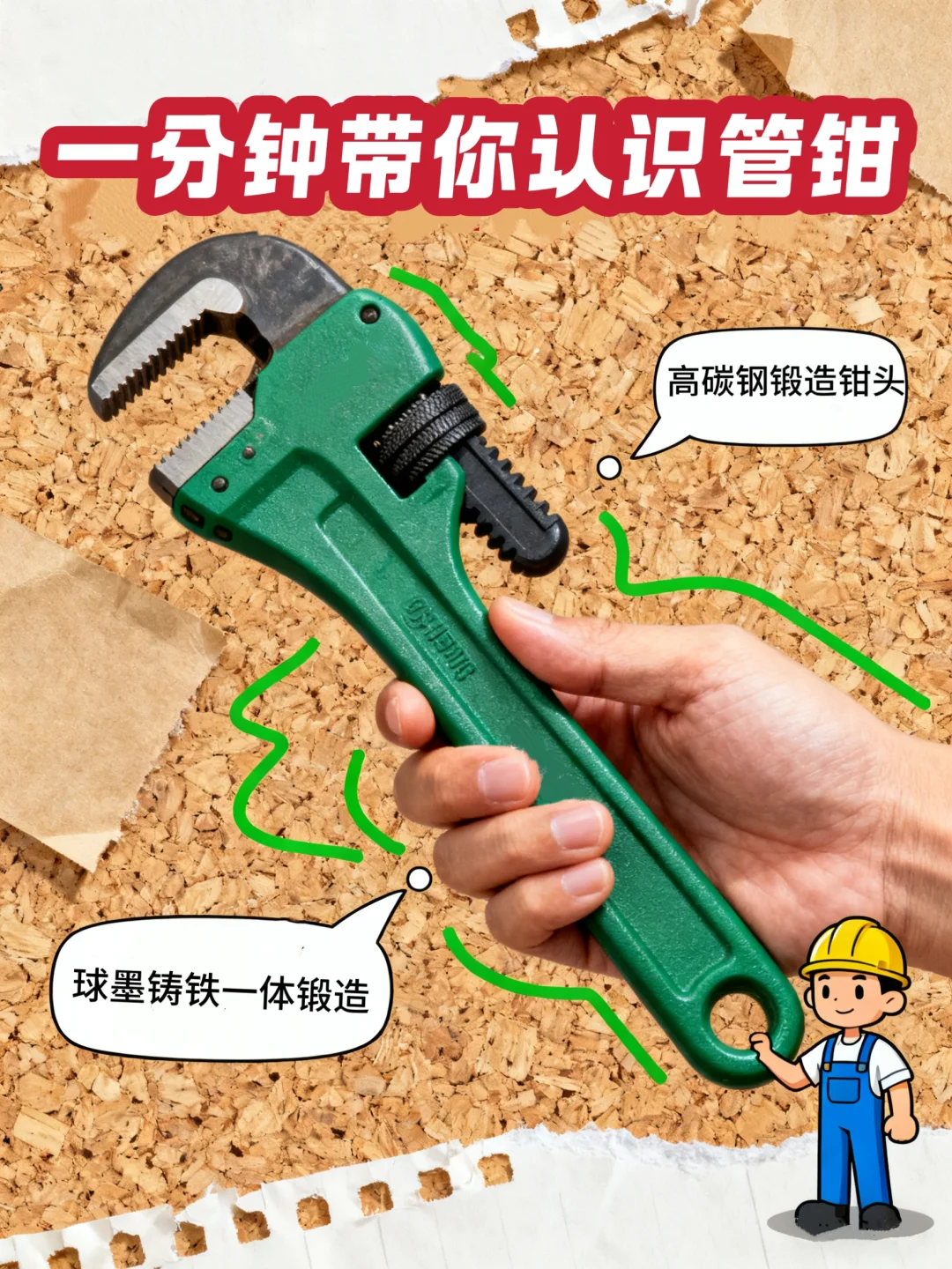 不纠结！管钳按场景选，干活超顺手