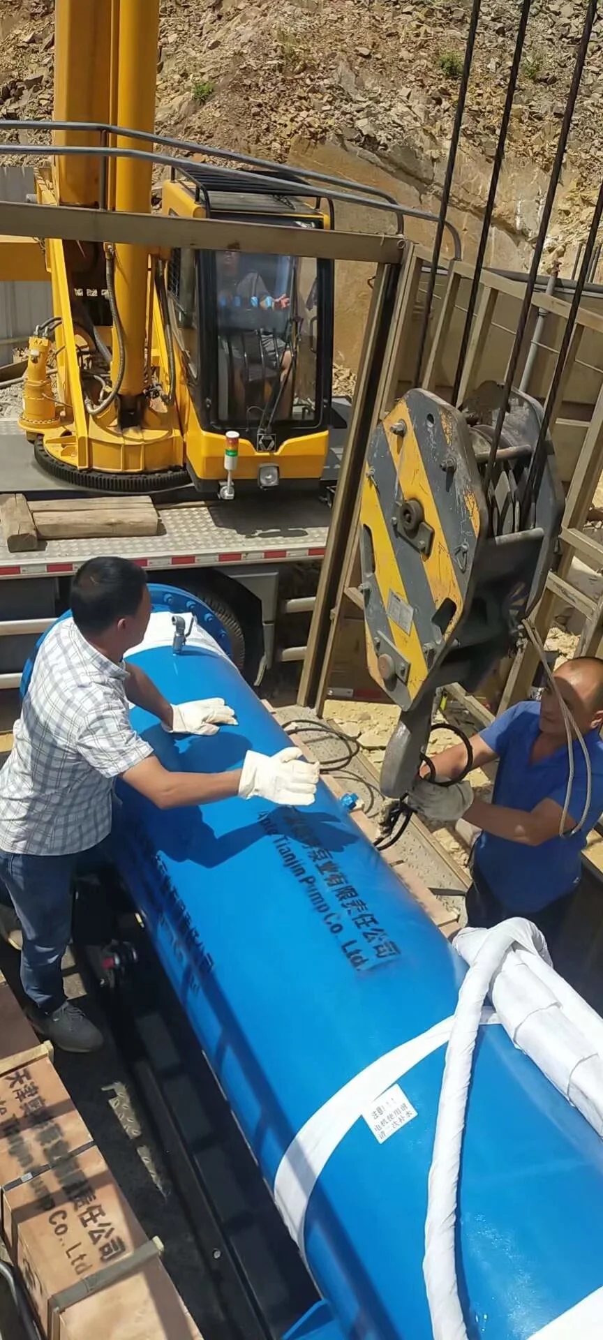 QKS 卧式矿用潜水泵 800KW 大流量高压 案例