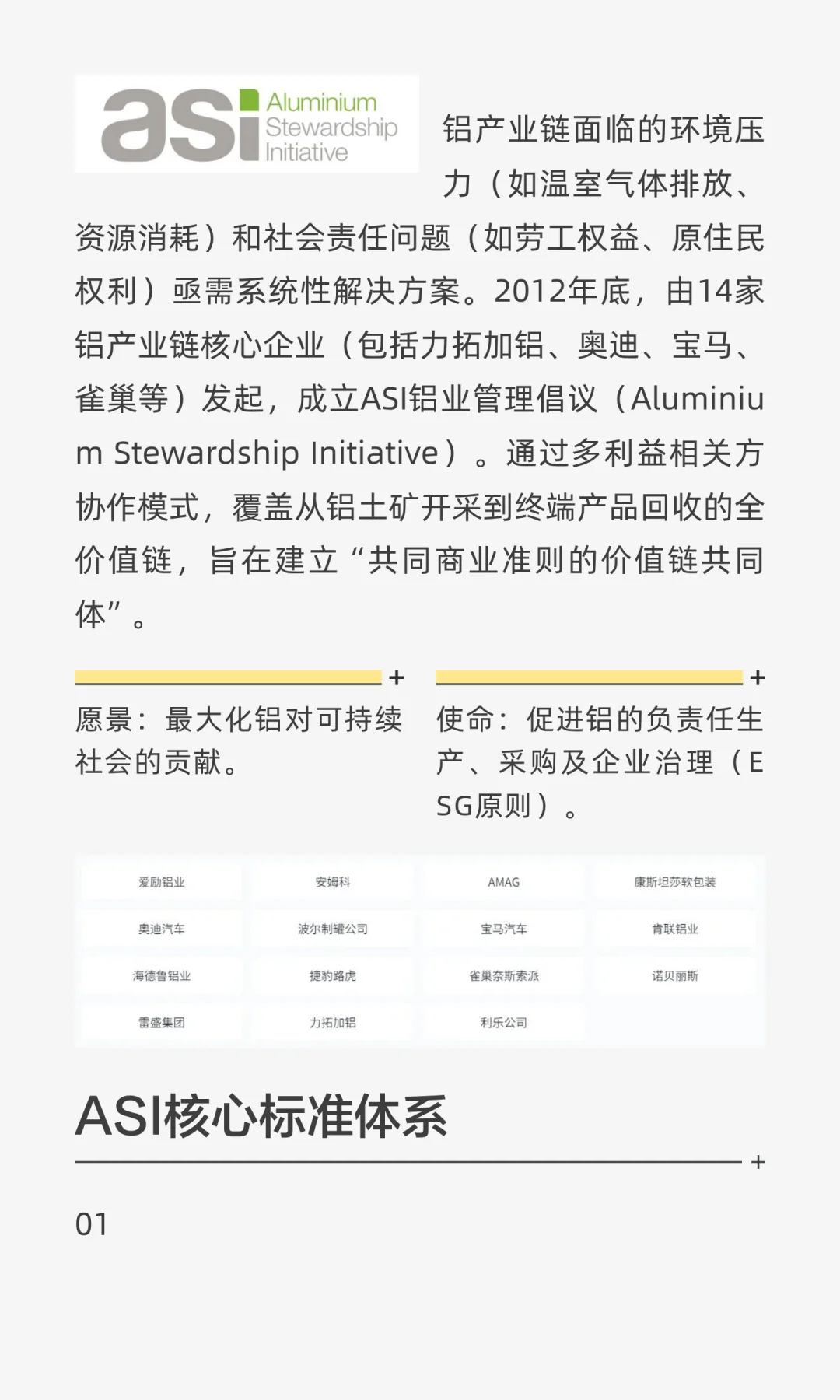 铝业大揭秘：ASI铝业管理倡议标准