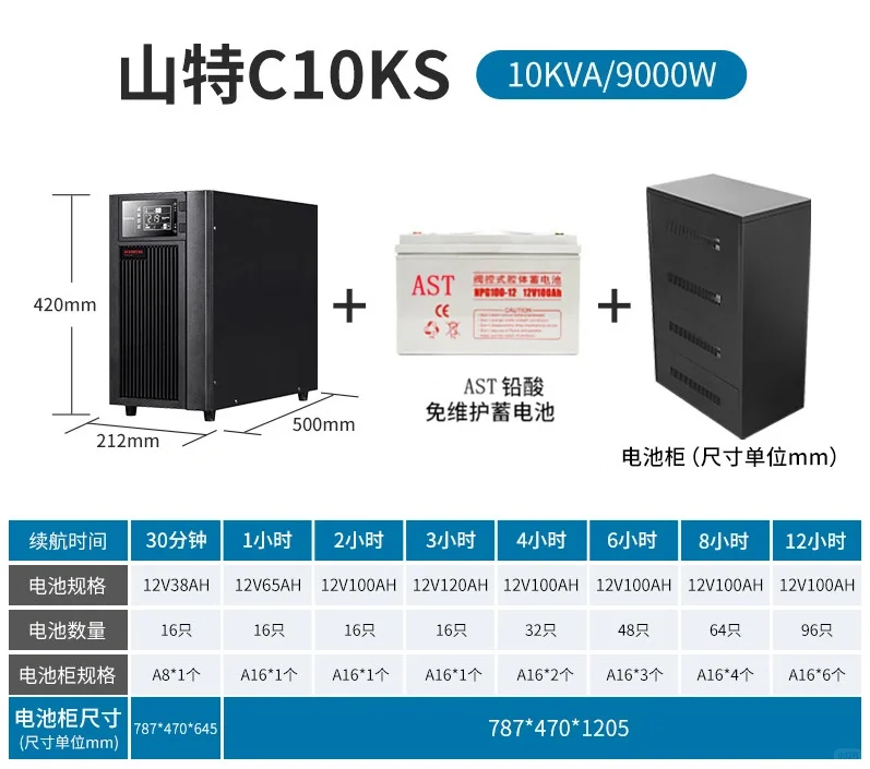 山特UPS电源蓄电池