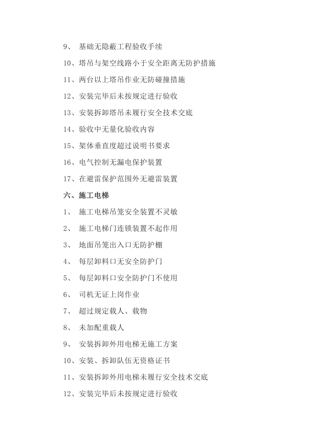 筑梦工地,安全先行!200项隐患大揭秘