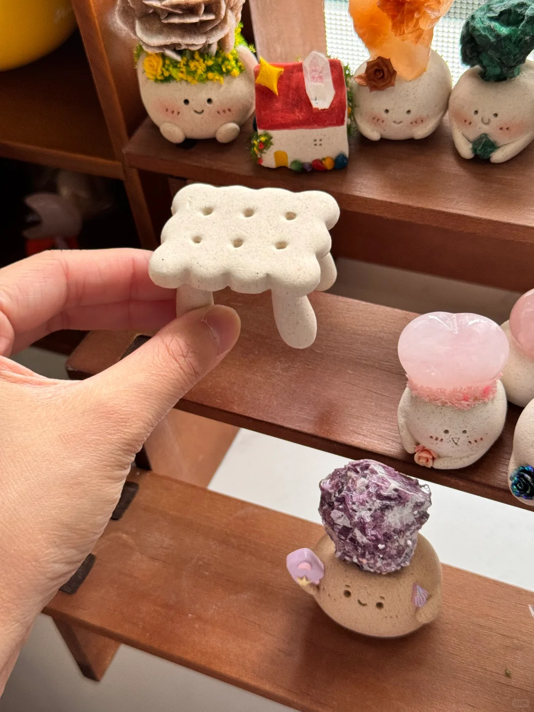 ✨一块圆润的小饼干凳?！超简单有手就会～