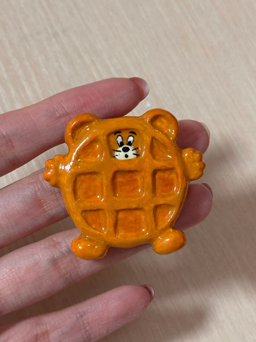 石塑粘土?捏一对儿猫和老鼠冰箱贴！（附教程