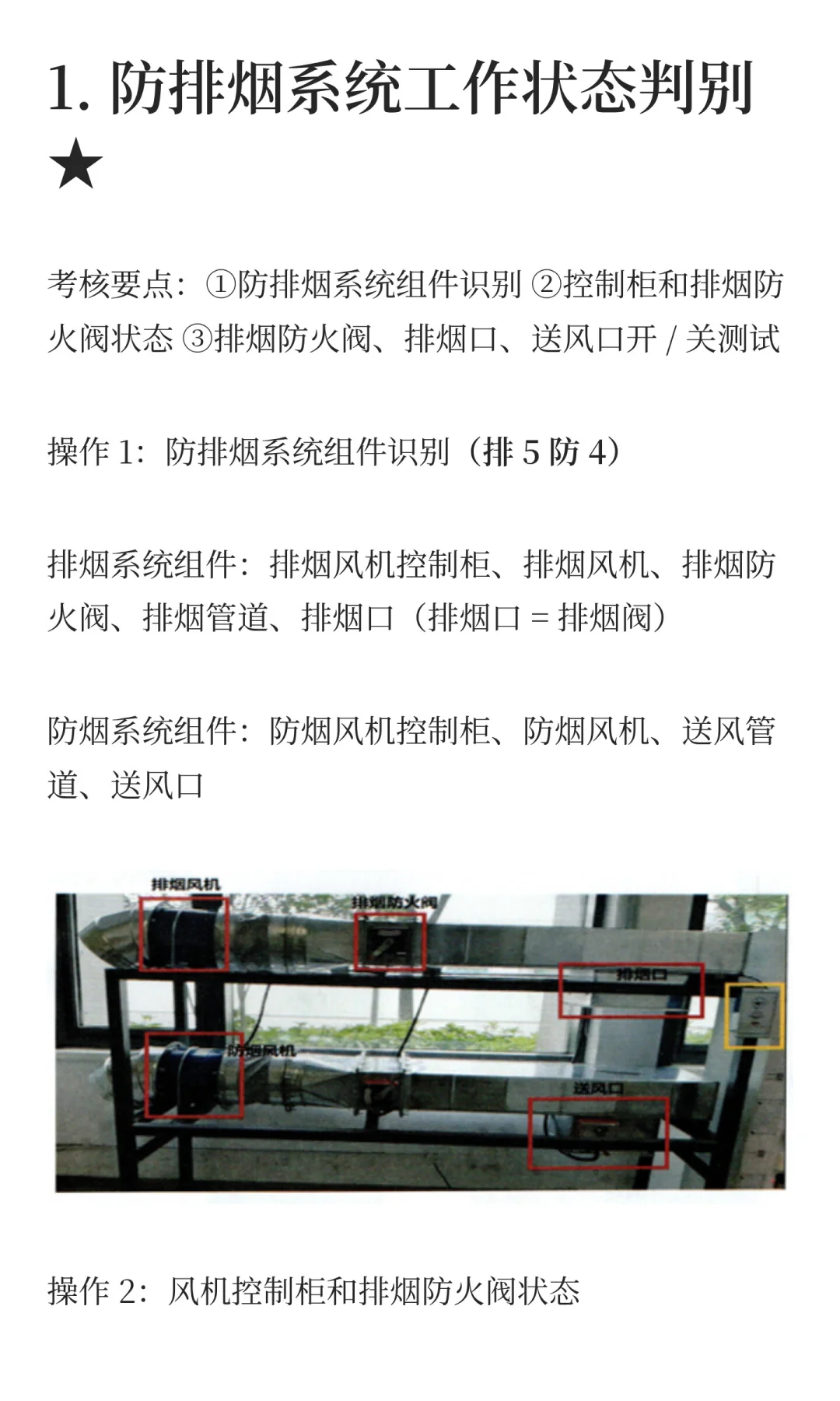 消防设施操作员中级(监控)实操资料(四)