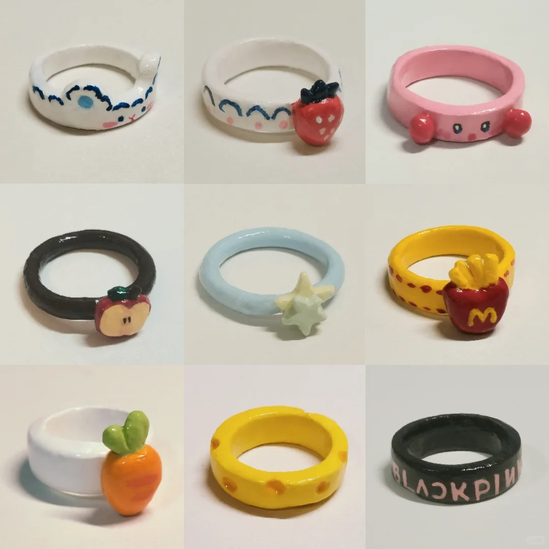 近期手作戒指合集！