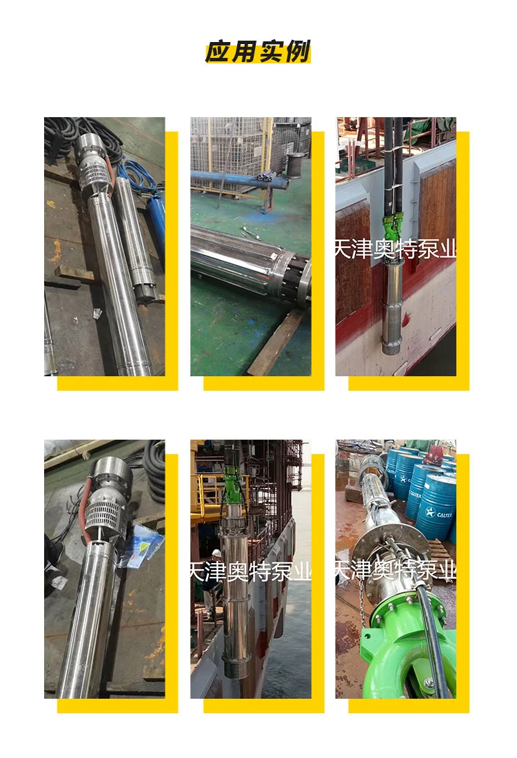 不锈钢316L 不锈钢潜水泵 水电站 质保一年