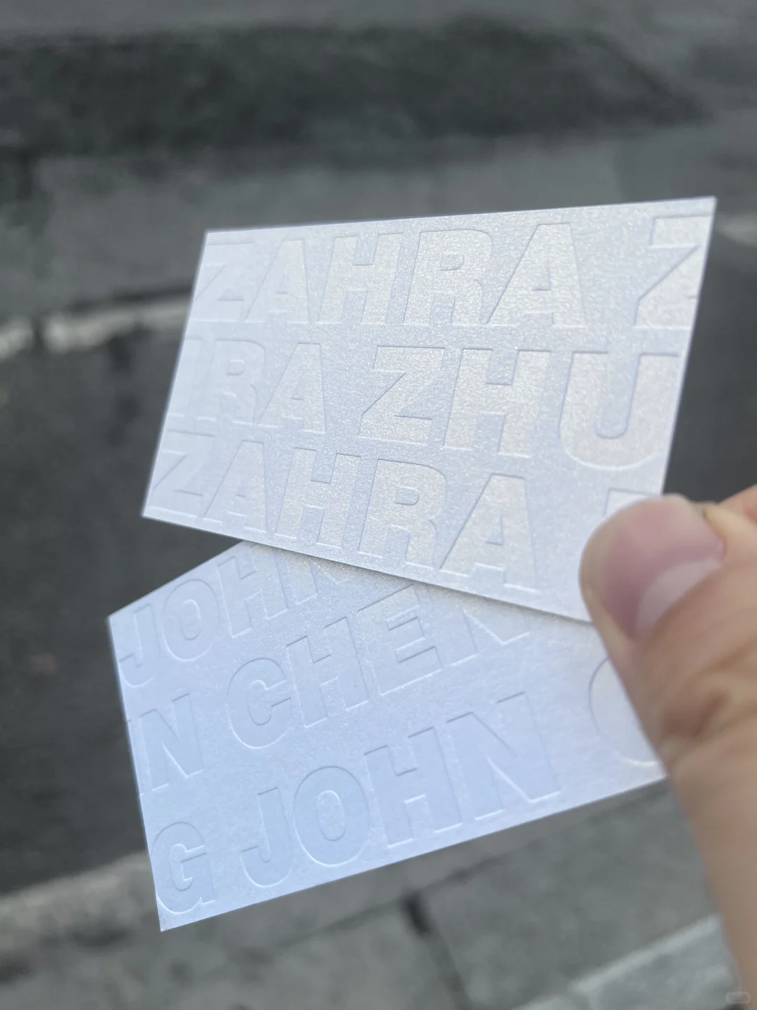 600克冰白珠光纸特种纸无色凹凸压凹