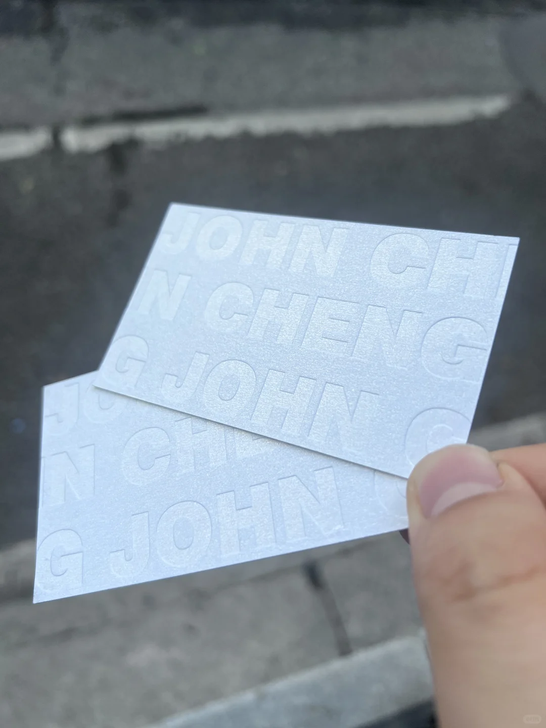 600克冰白珠光纸特种纸无色凹凸压凹