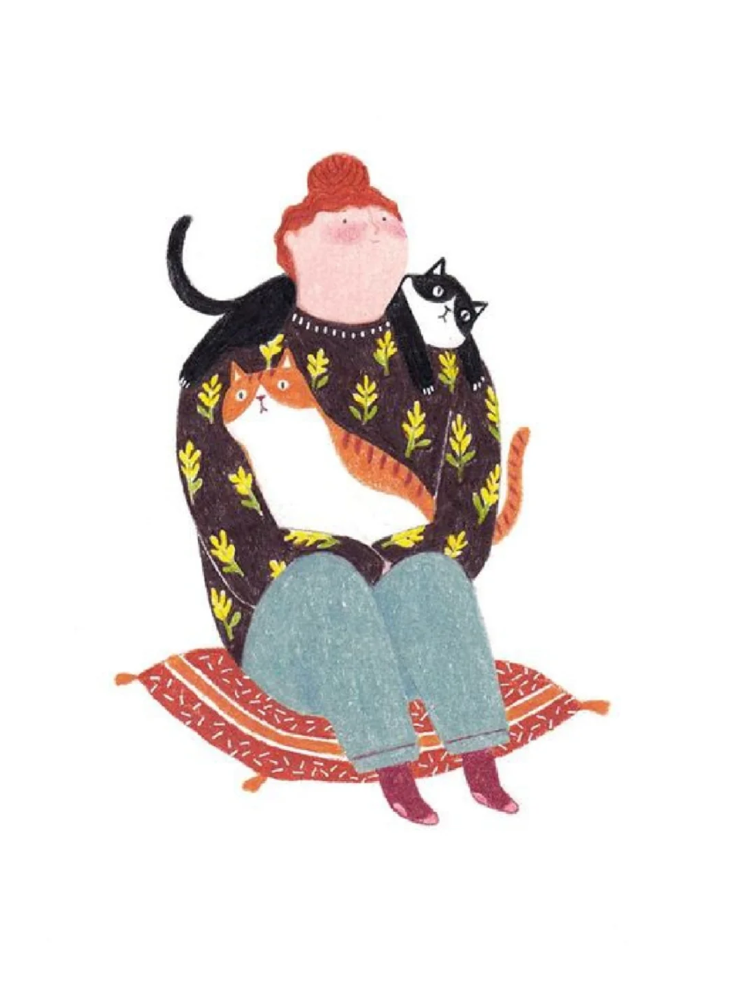 有猫在身边，永远自由又热烈～