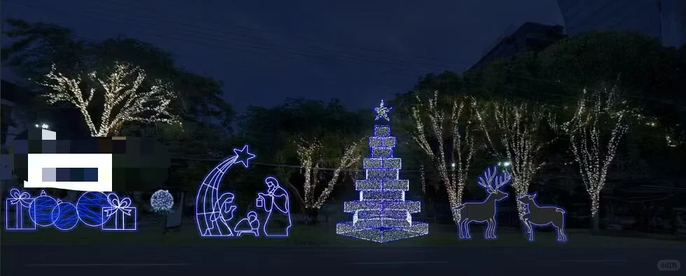 找圣诞灯饰设计工作室，工厂