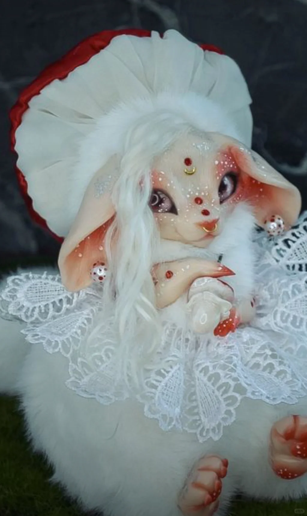 石塑黏土灵猫创意手工雕刻兽偶?-黏土艺术