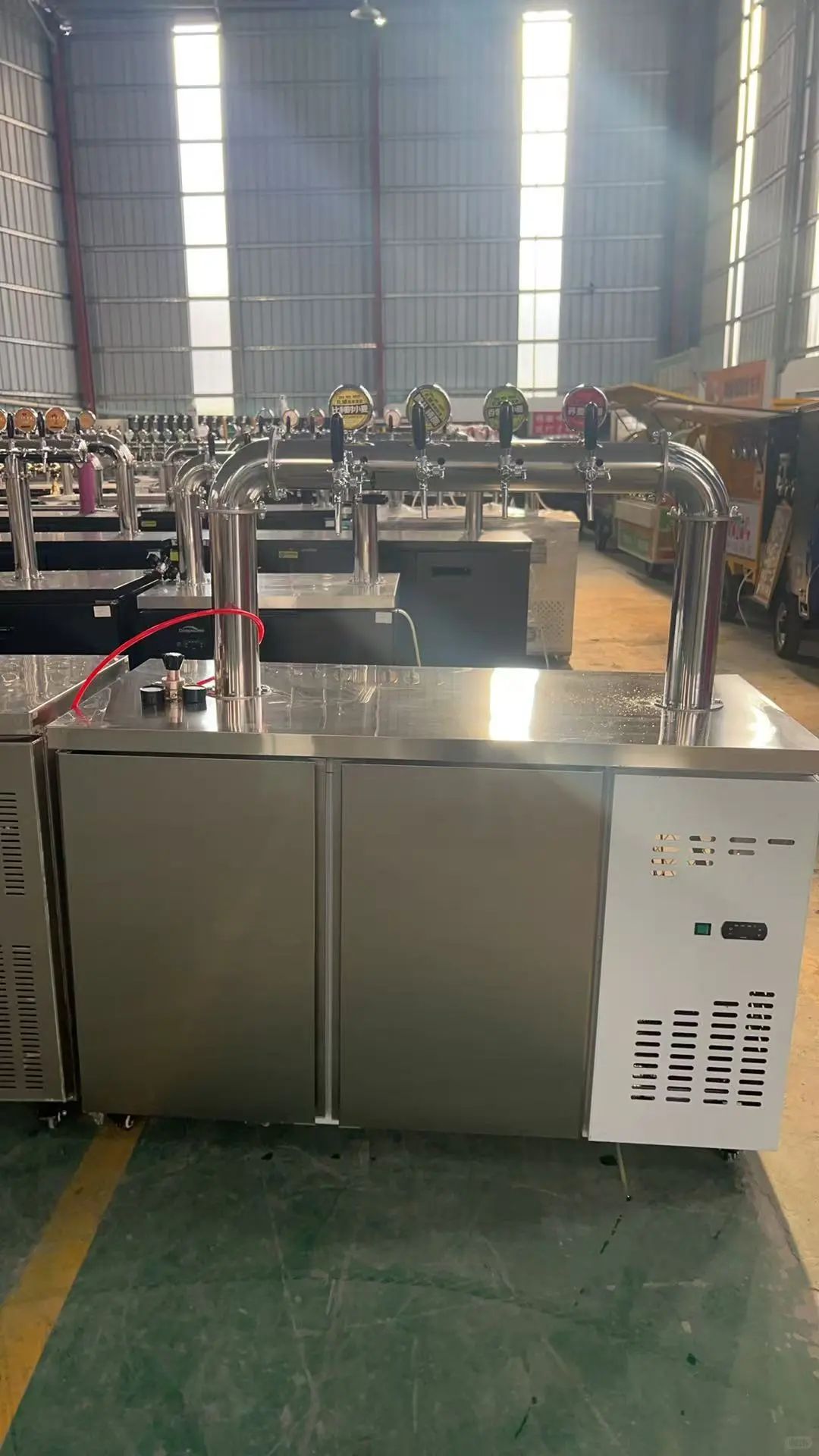 闲置一台4头6桶风冷打酒机