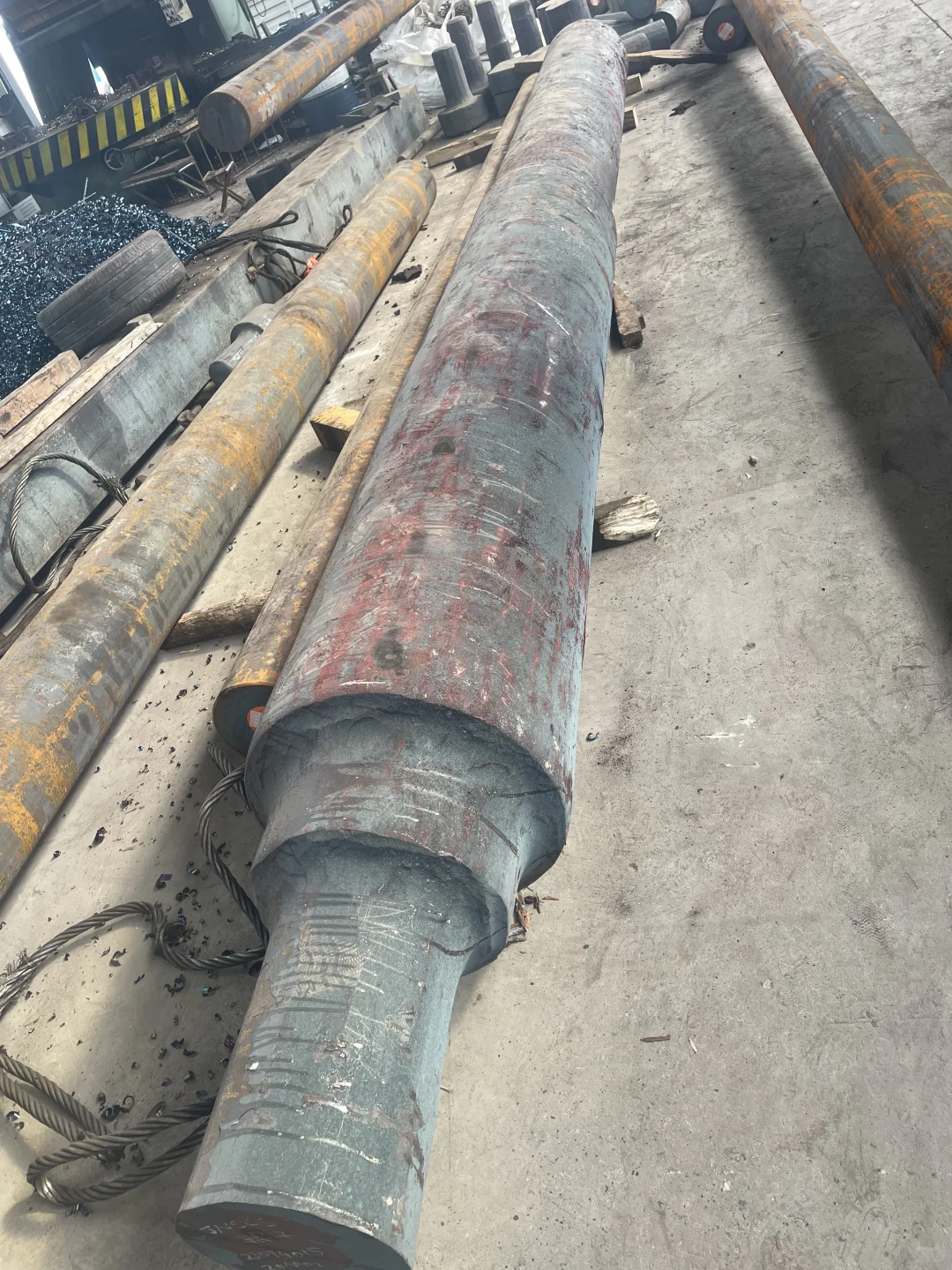 锻造主轴毛坯 38CrMoAl 钢 + 粗车 数控龙门