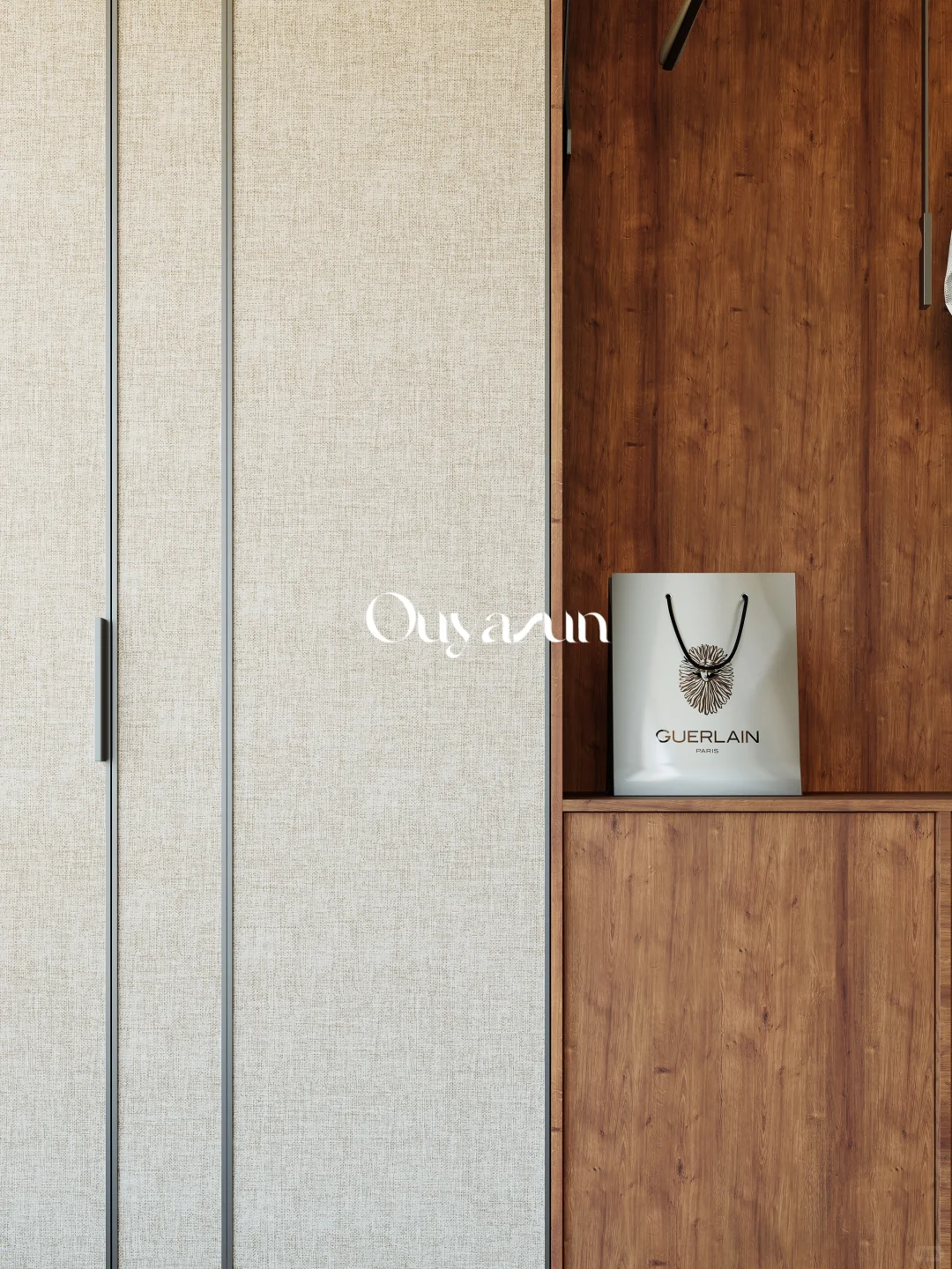 布纹与木纹的优雅碰撞｜打造衣柜的高级感