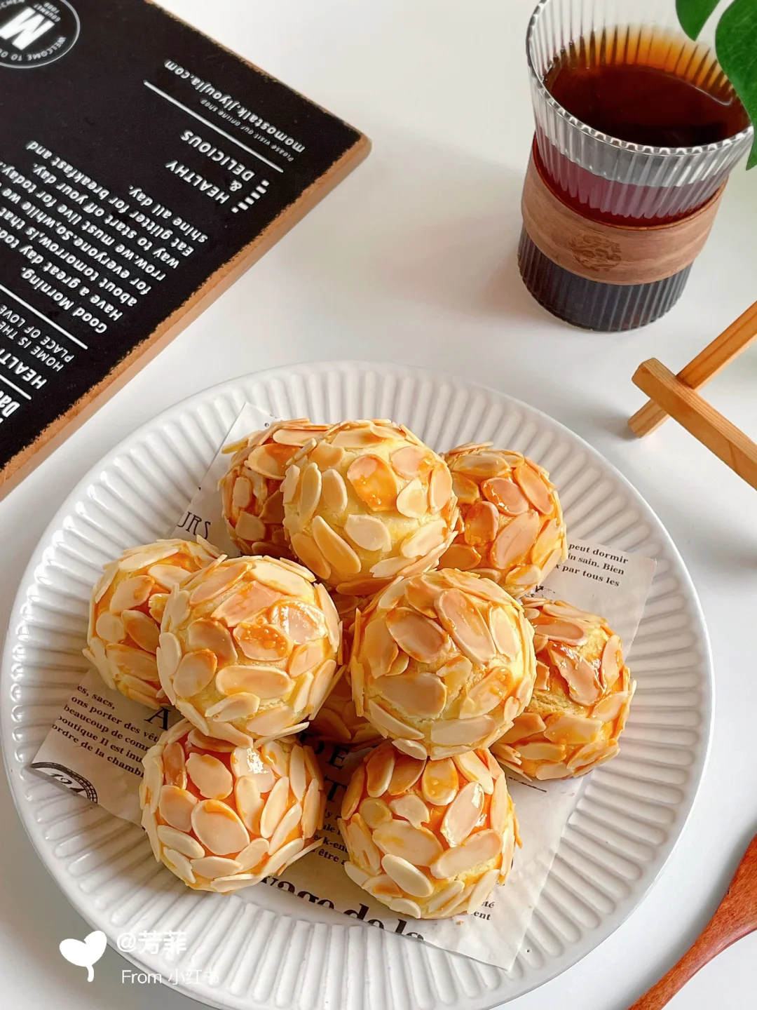 被夸爆了❗️巨好吃的杏仁红豆酥，这配方绝了