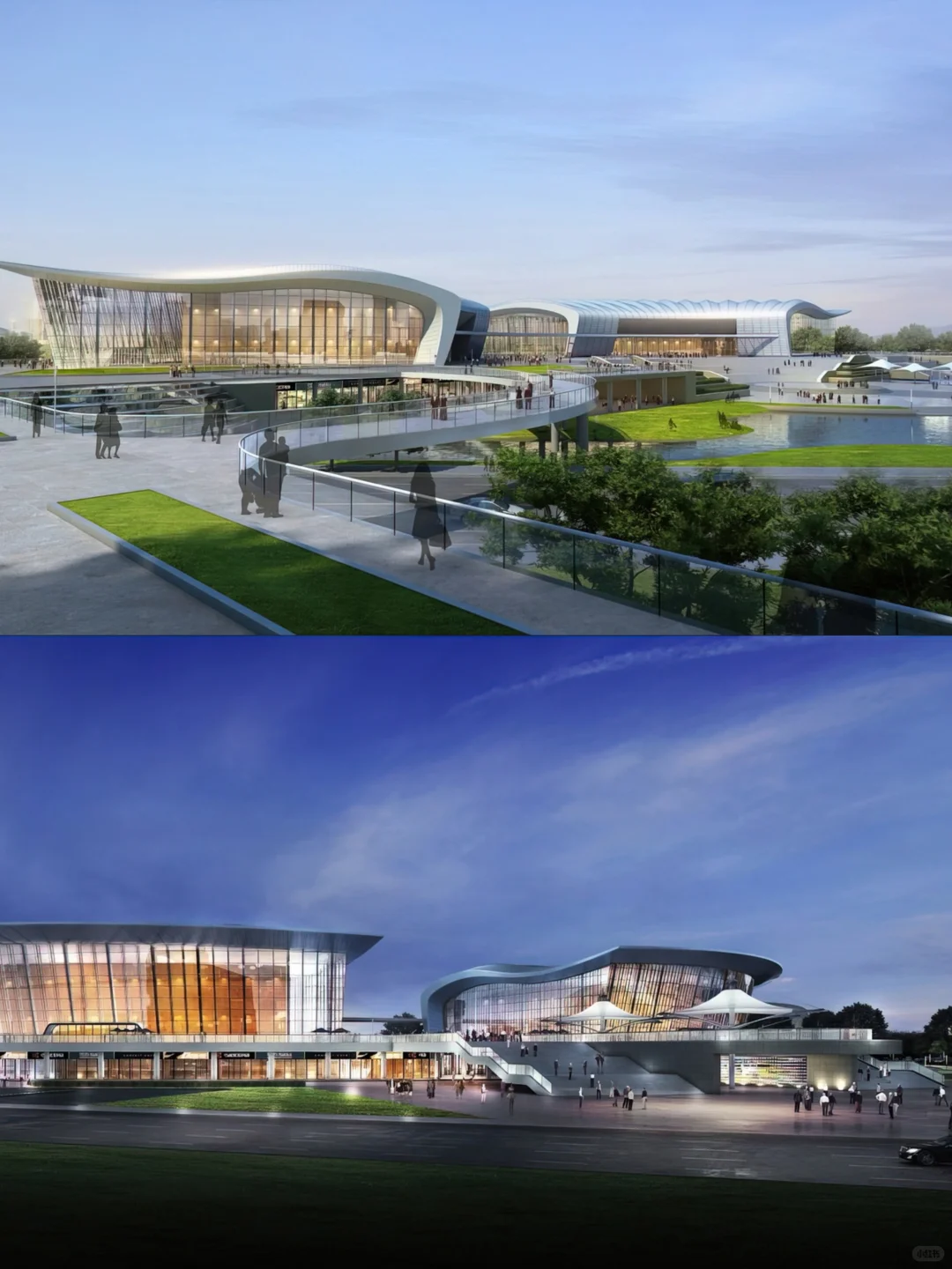 光影的协奏曲！体育建筑日夜美学盛宴