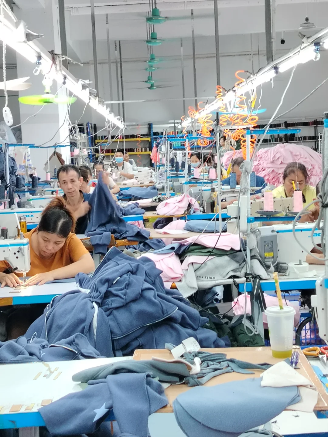 原来卫衣工厂是这样生产的