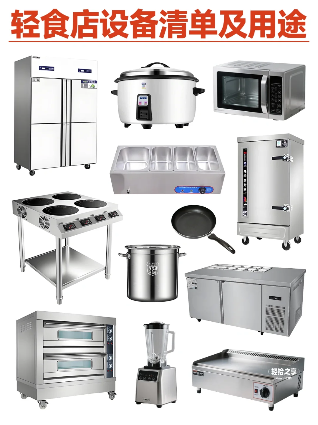 轻食店必备设备清单‼️附超全用途解析