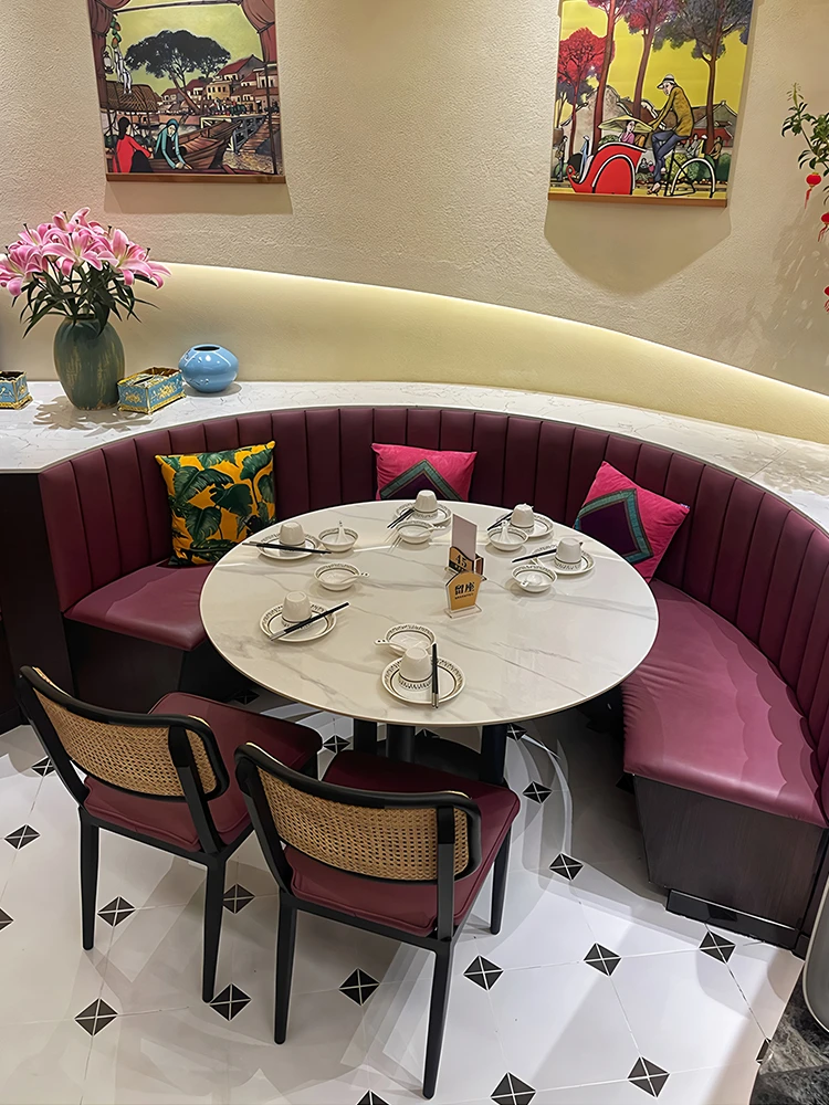 新中式风餐饮家具定制