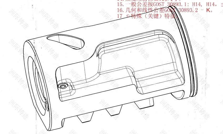 出口俄罗斯，锻压机械设备活塞导轨碳钢铸件