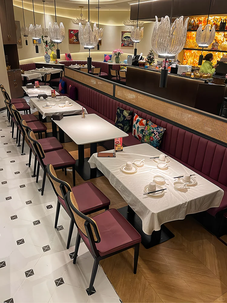 新中式风餐饮家具定制