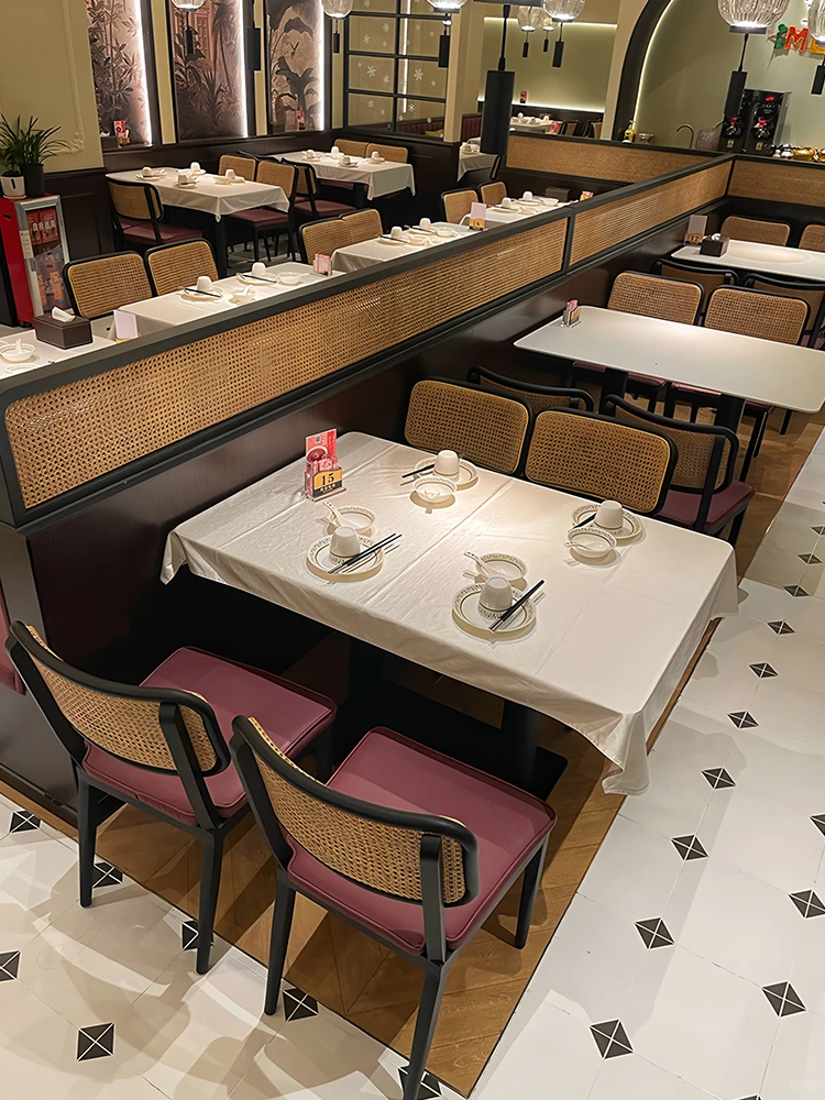 新中式风餐饮家具定制