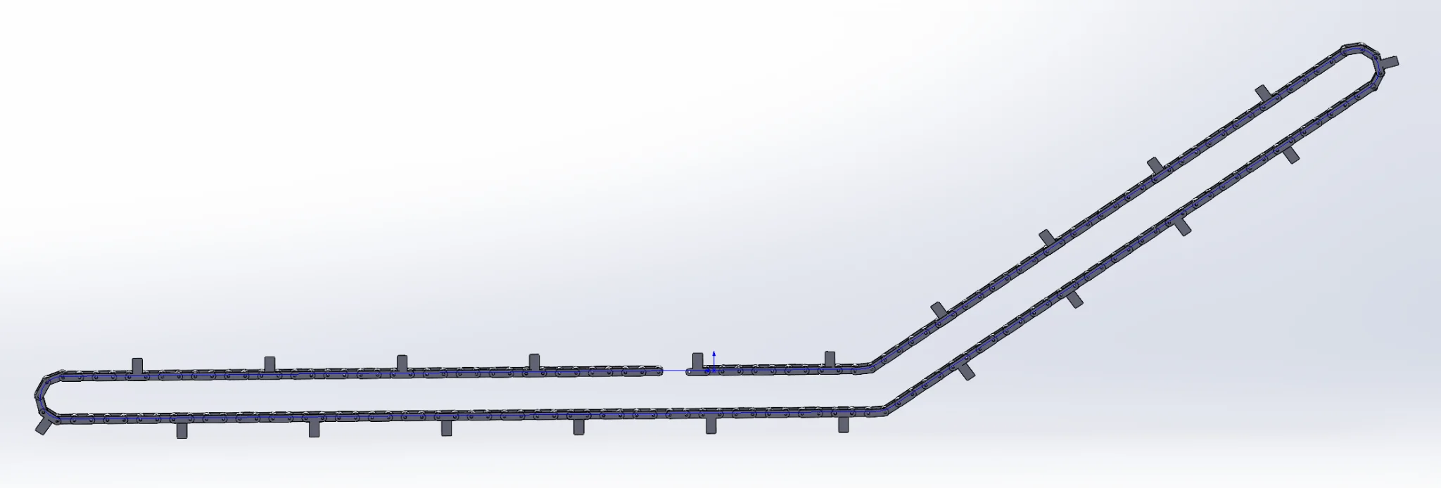 机械设计复盘：链板式自动上料提升机