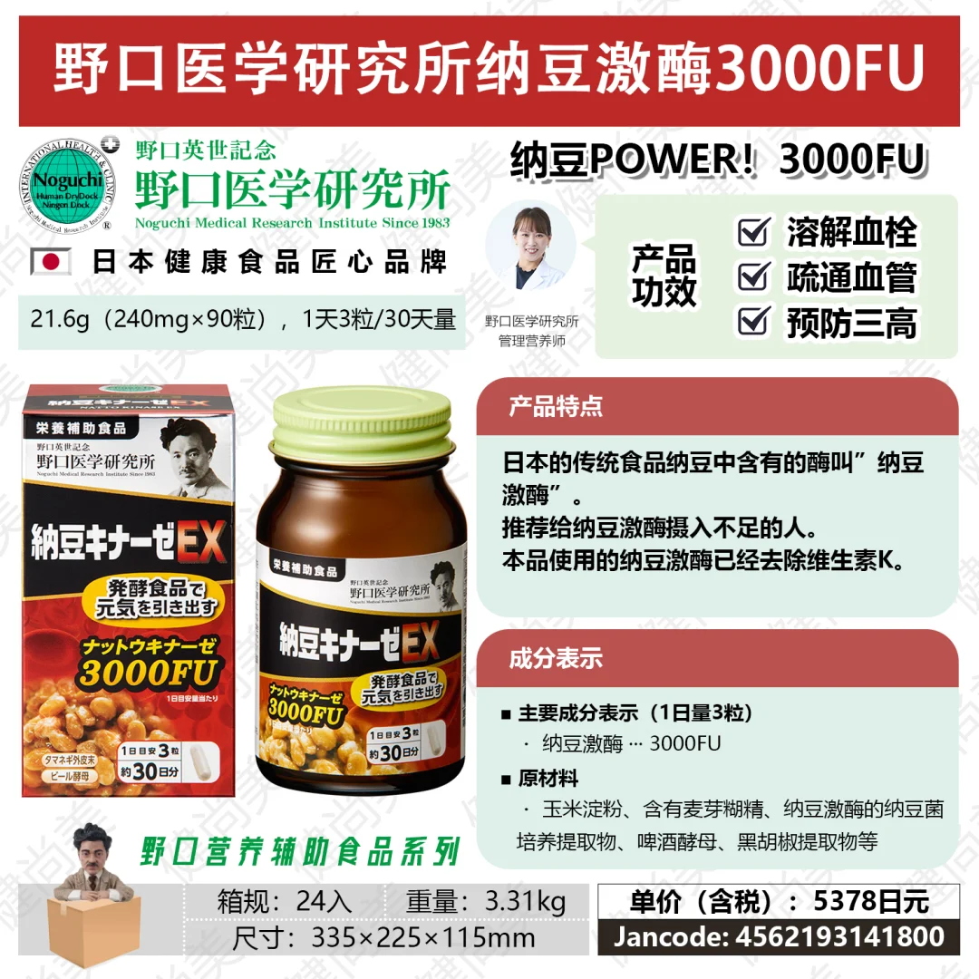 野口医学研究所保健品系列中文分享图