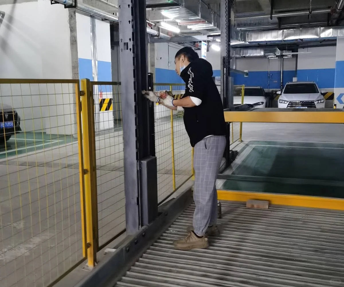 升降横移机械式立体停车设备租用拆运的详