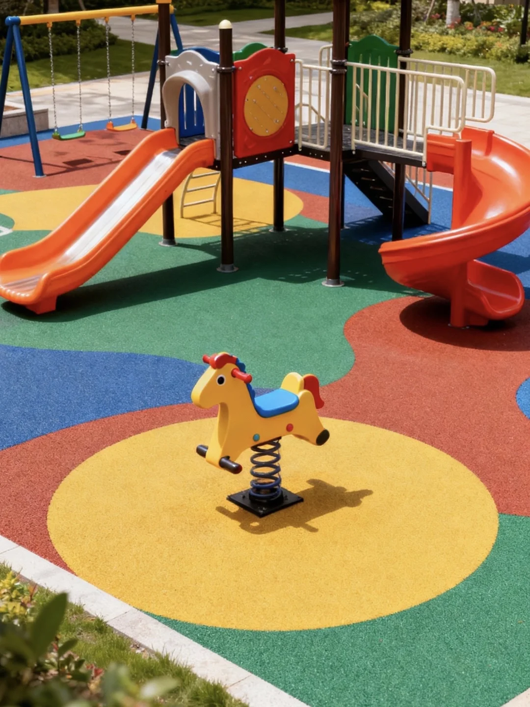 小区公园EPDM地面：安全环保的选择与现代美
