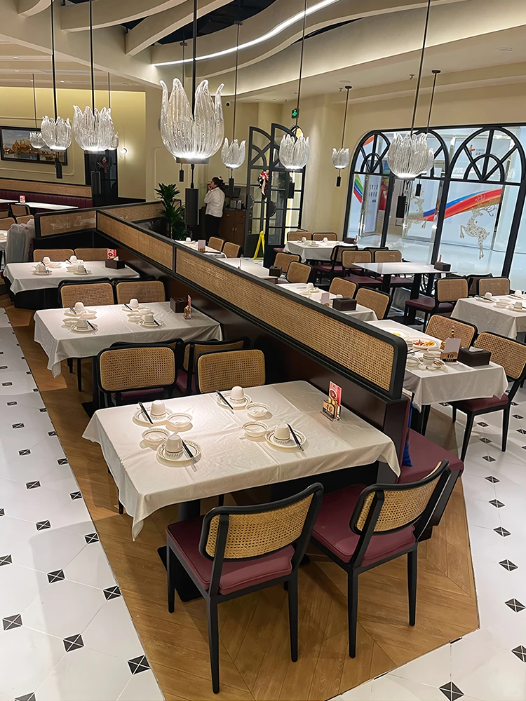 新中式风餐饮家具定制