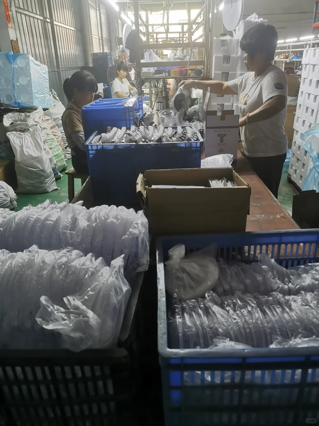 绞肉机流水线生产中