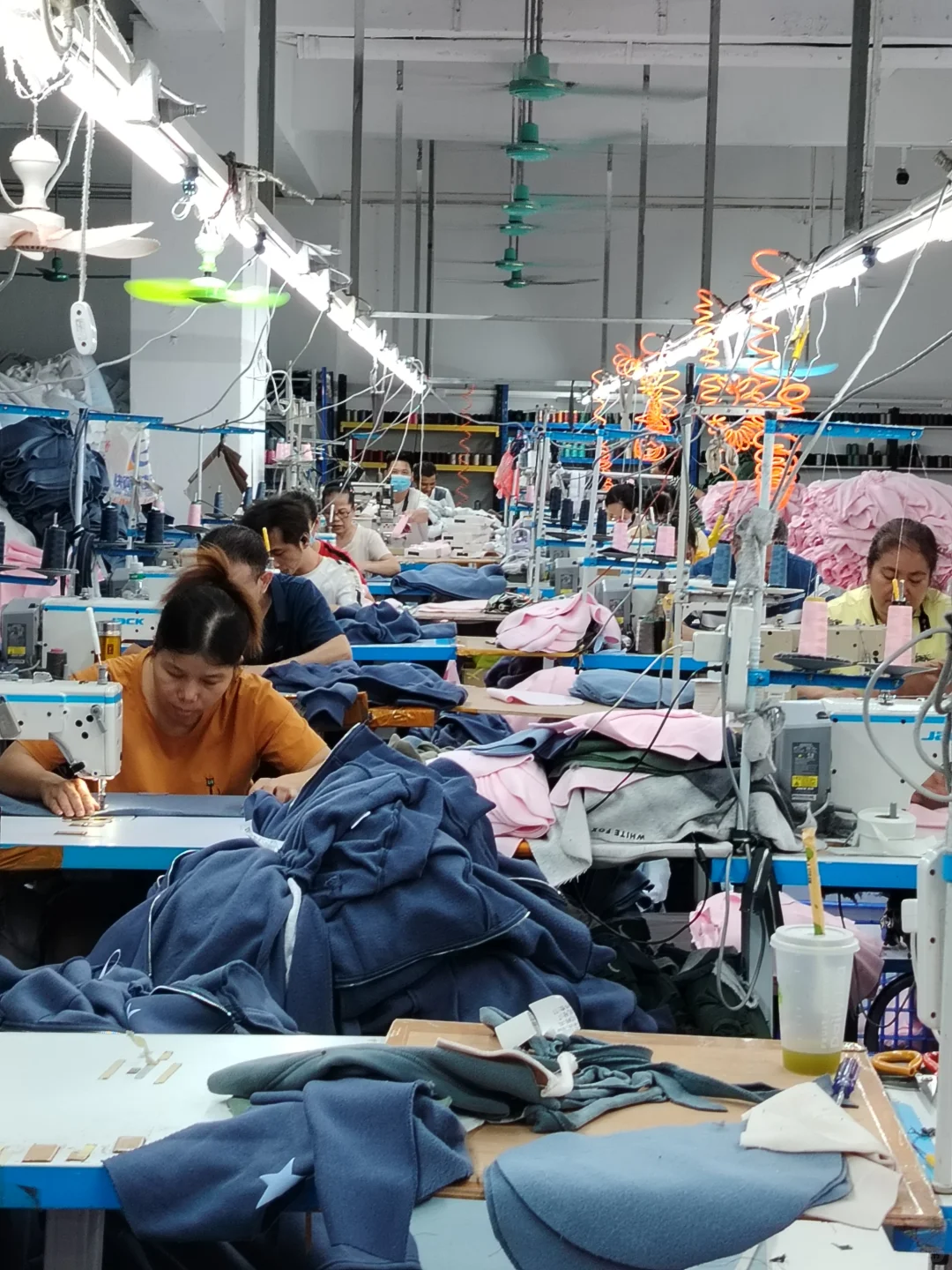 原来卫衣工厂是这样生产的