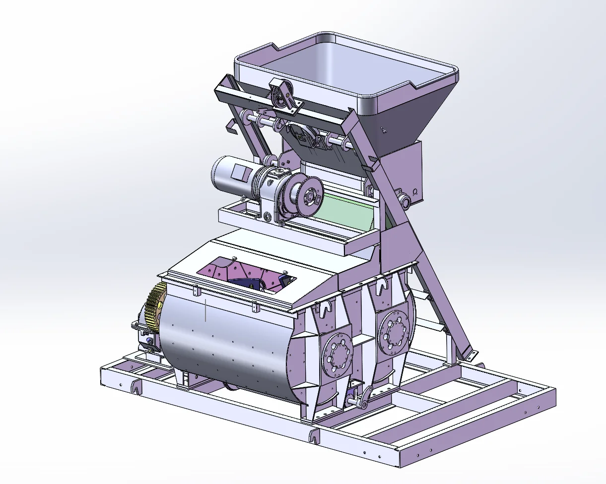 高效双轴搅拌设备设计
