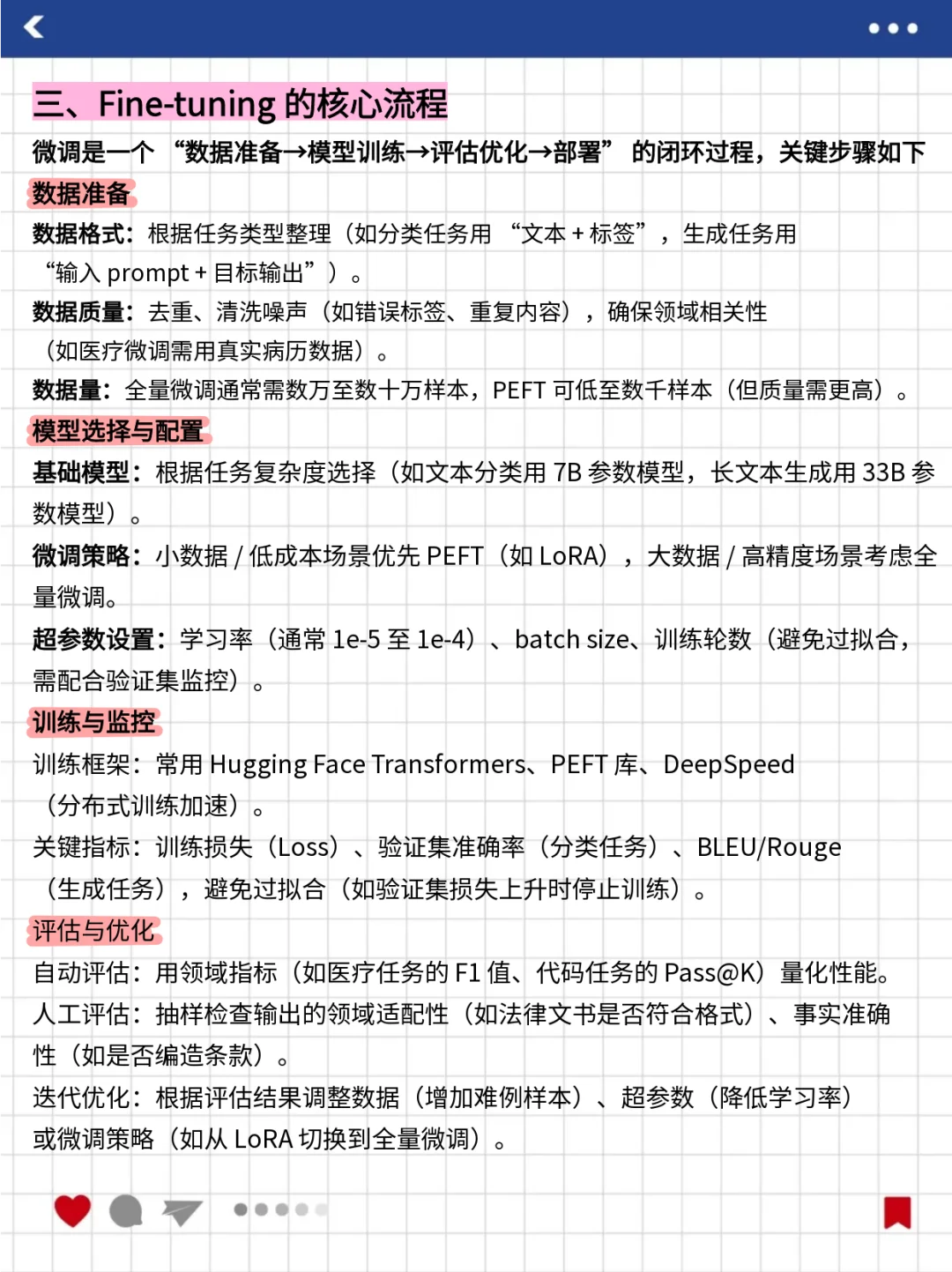 每天吃透一个LLM知识点 | Fine-tuning