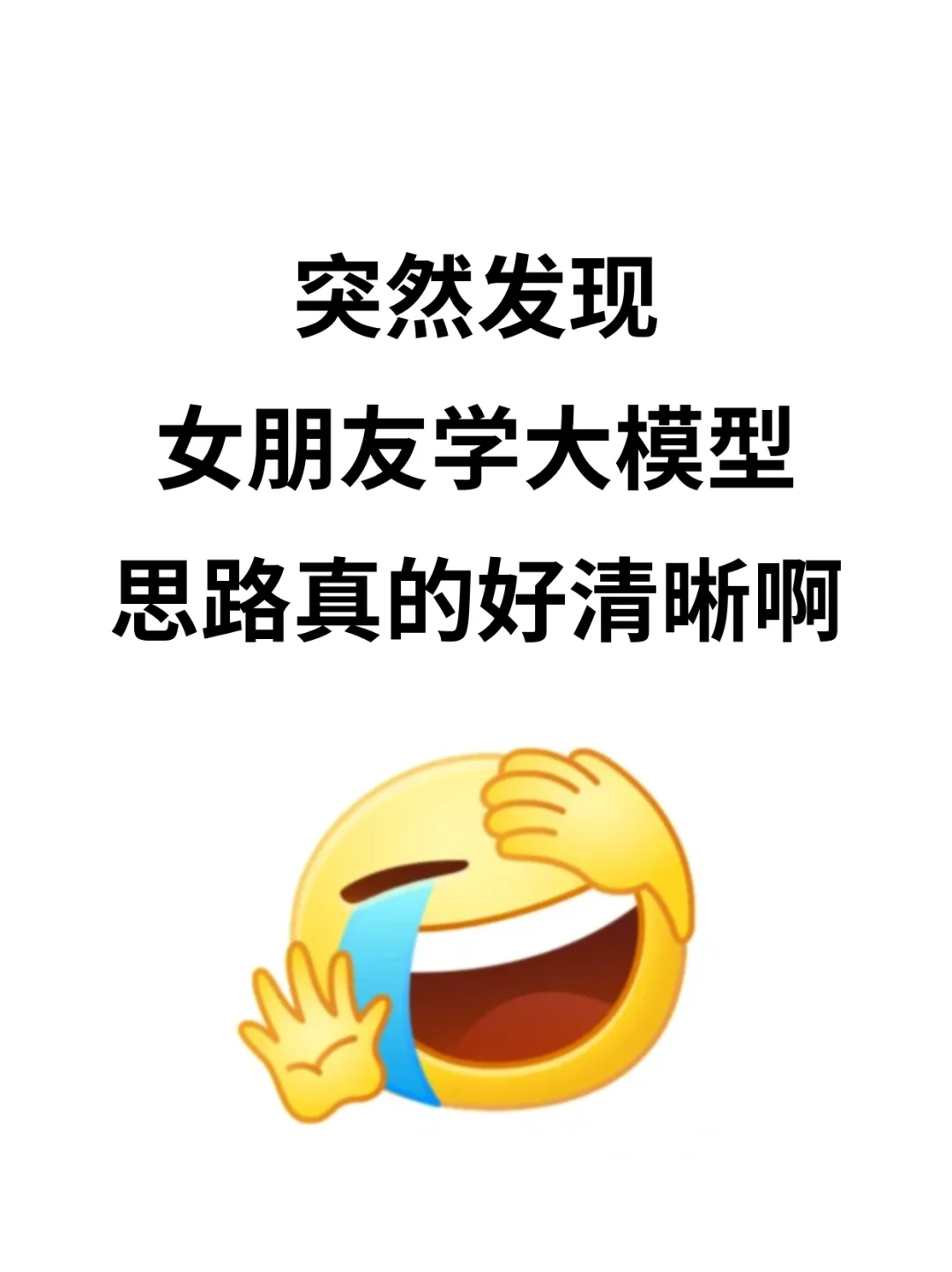 突然发现女朋友学大模型的思路真的好清晰！
