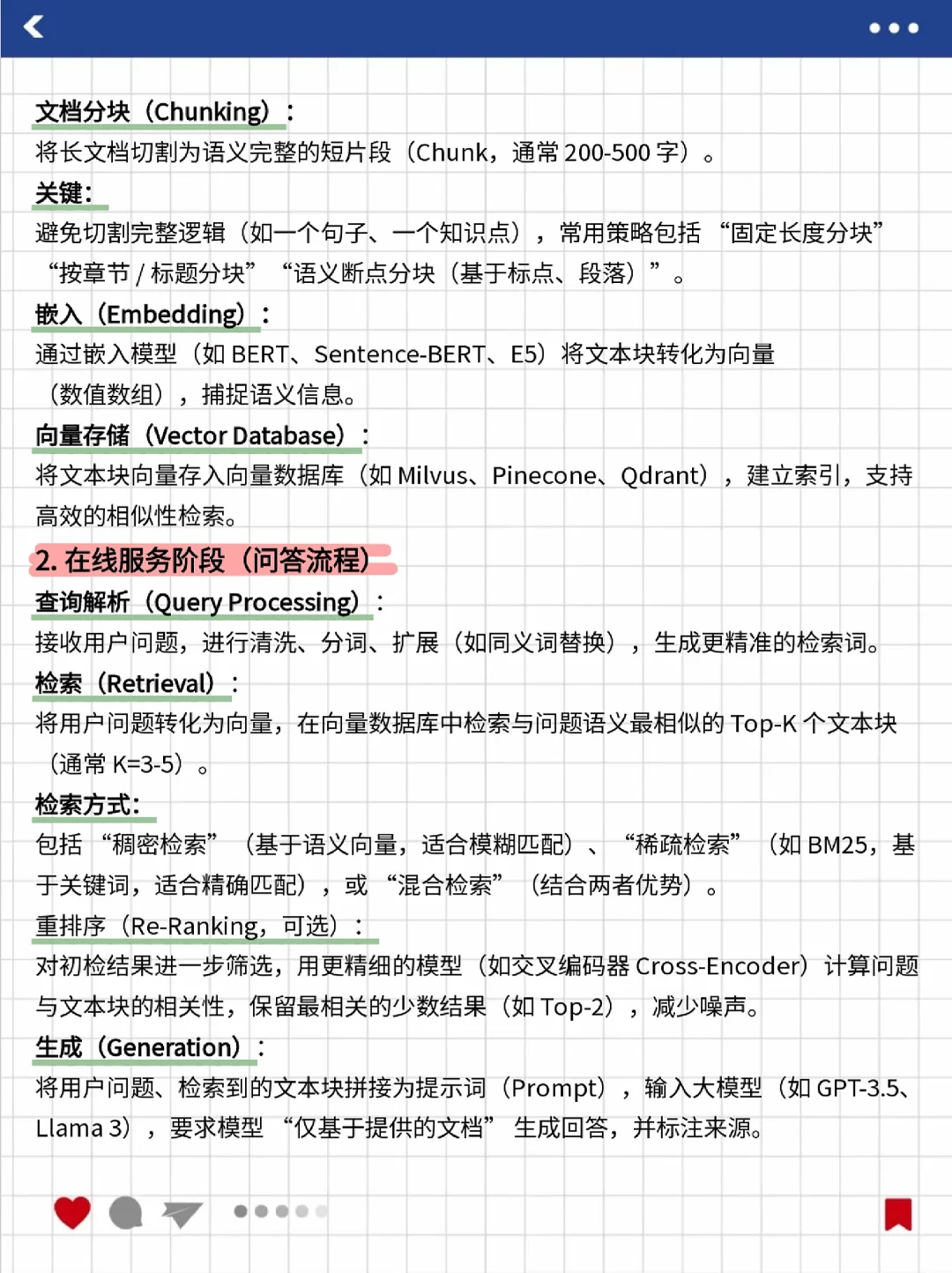 每天吃透一个LLM知识点 | RAG检索增强生成